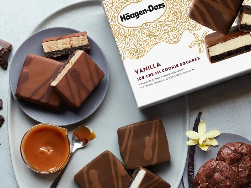 Häagen-Dazs lanzó 12 nuevos sabores de helado con galleta