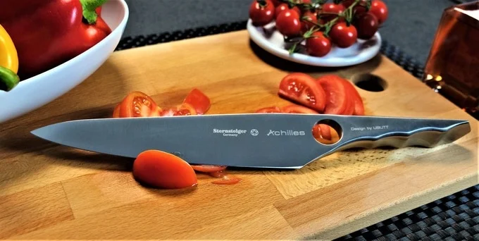Este nuevo cuchillo de chef tiene una característica genial que nunca habíamos visto