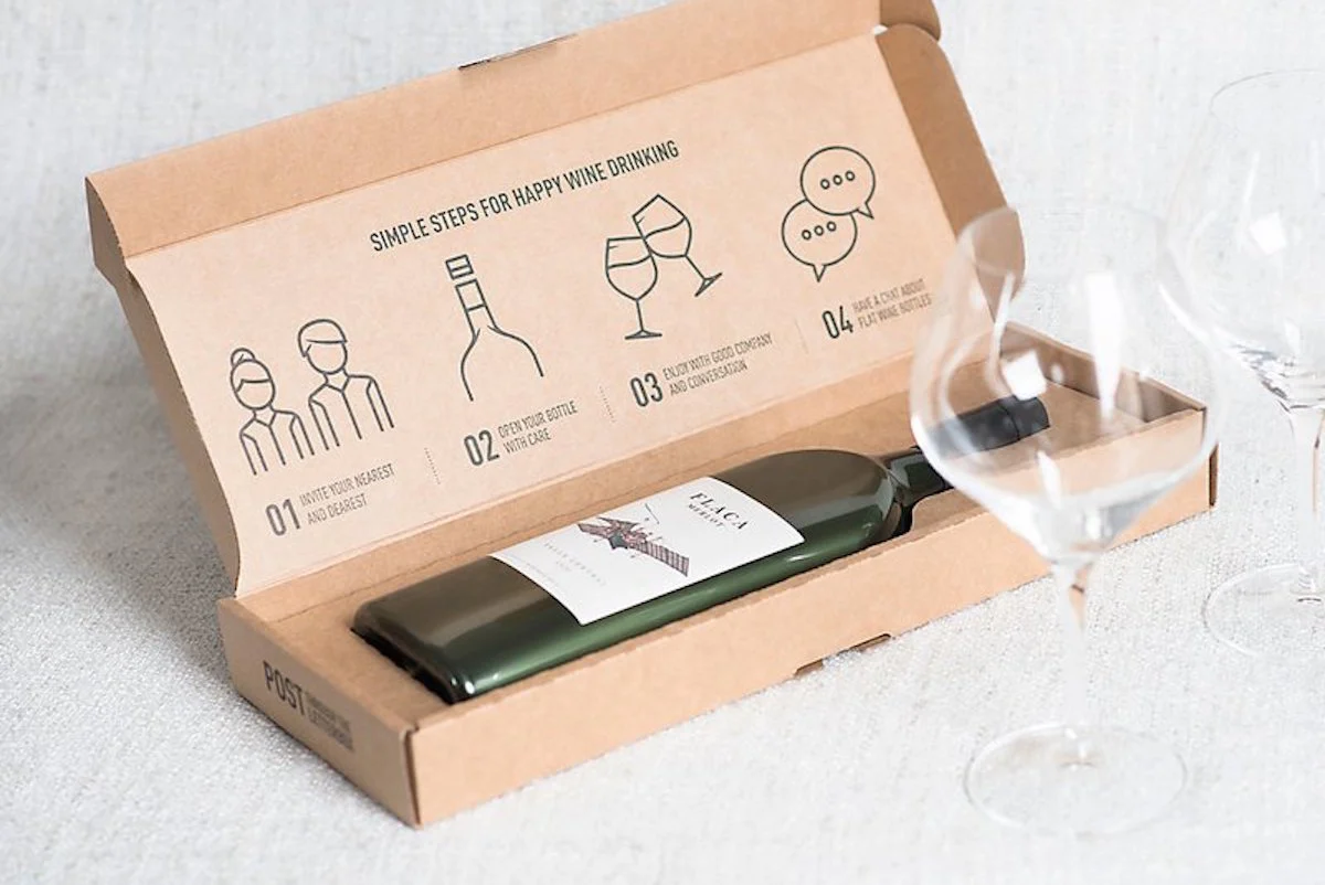 La primer botella de vino plana ganó un premio por innovación