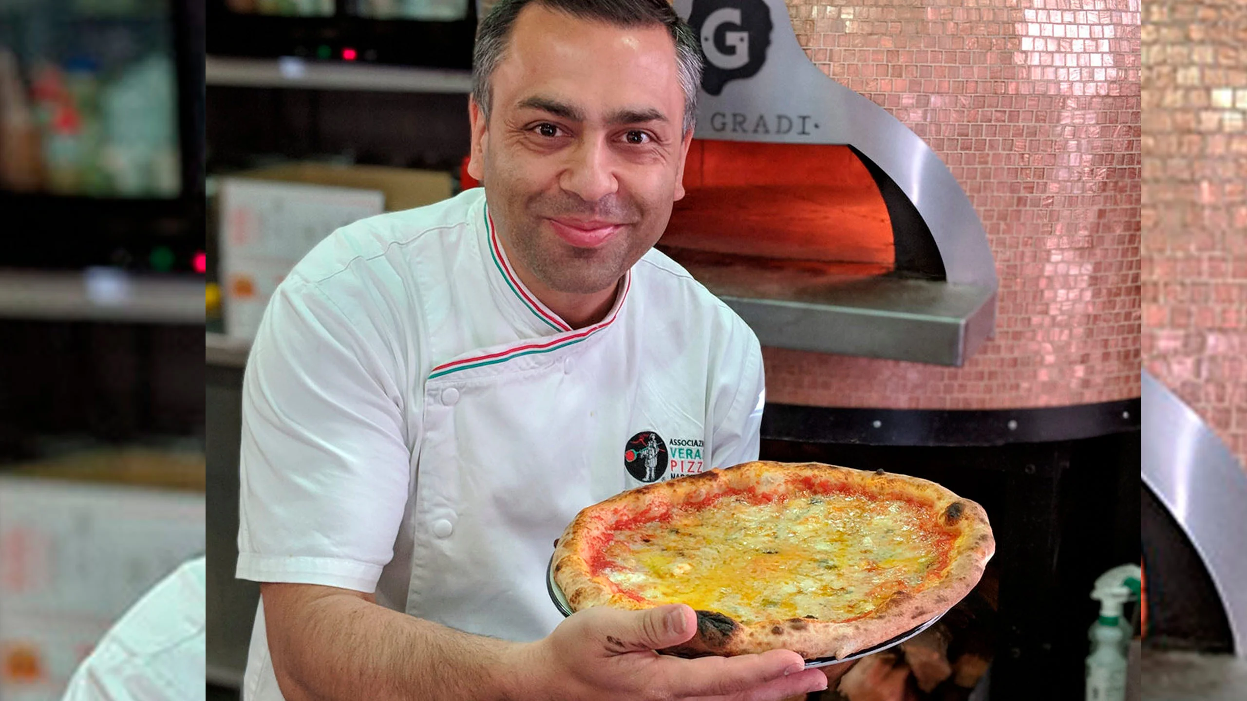 Una pizza de 154 quesos rompió el Récord Mundial Guinness