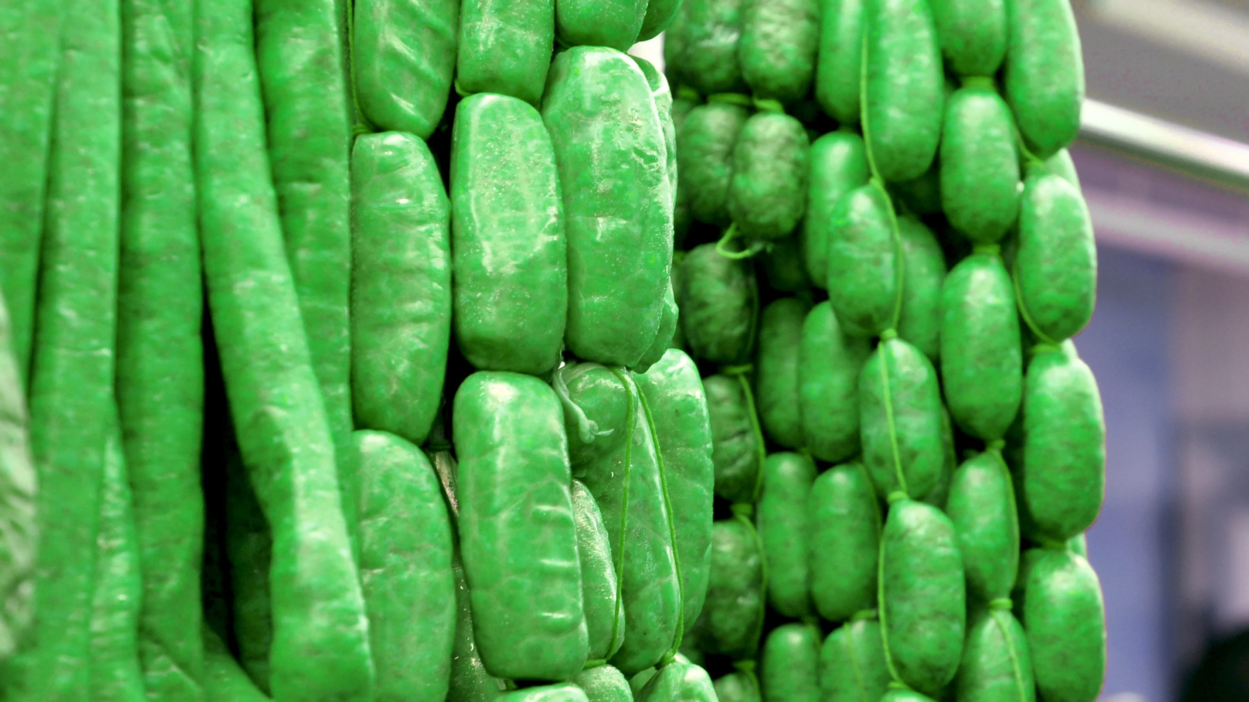 ¿De dónde viene el color del chorizo verde?