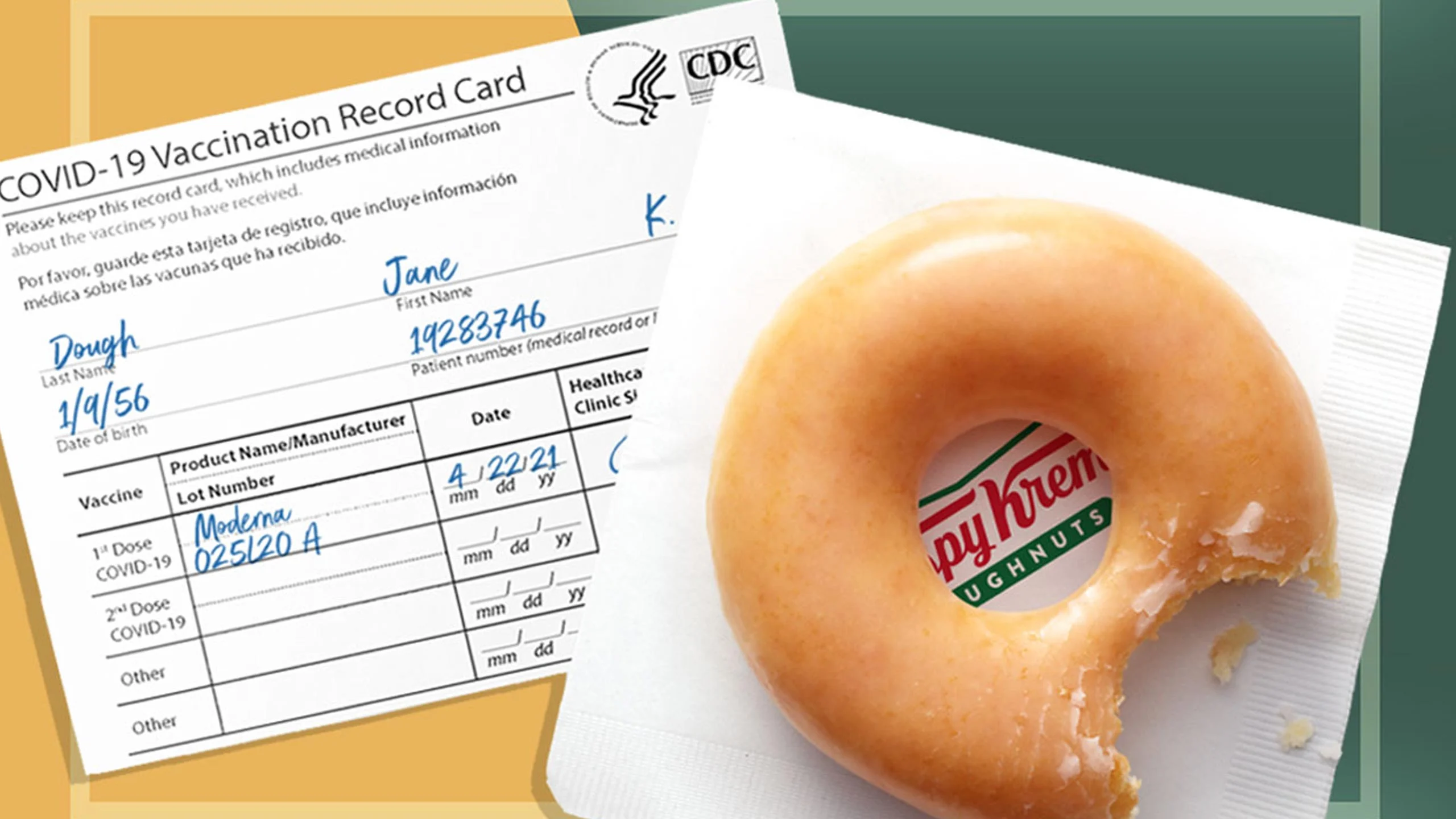 Krispy Kreme dará donas gratis durante todo el año por vacunarse