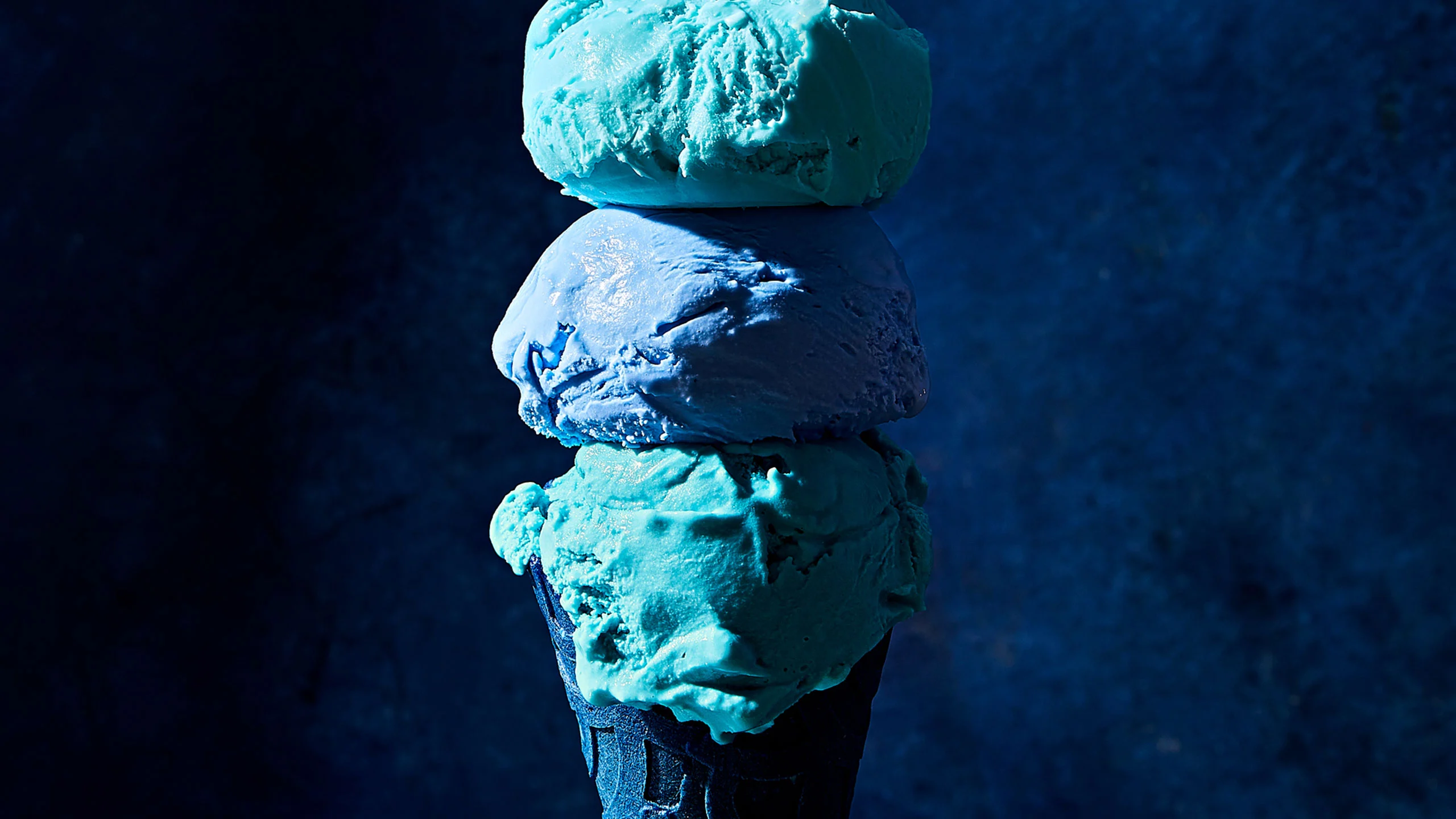 El culto al helado Blue Moon