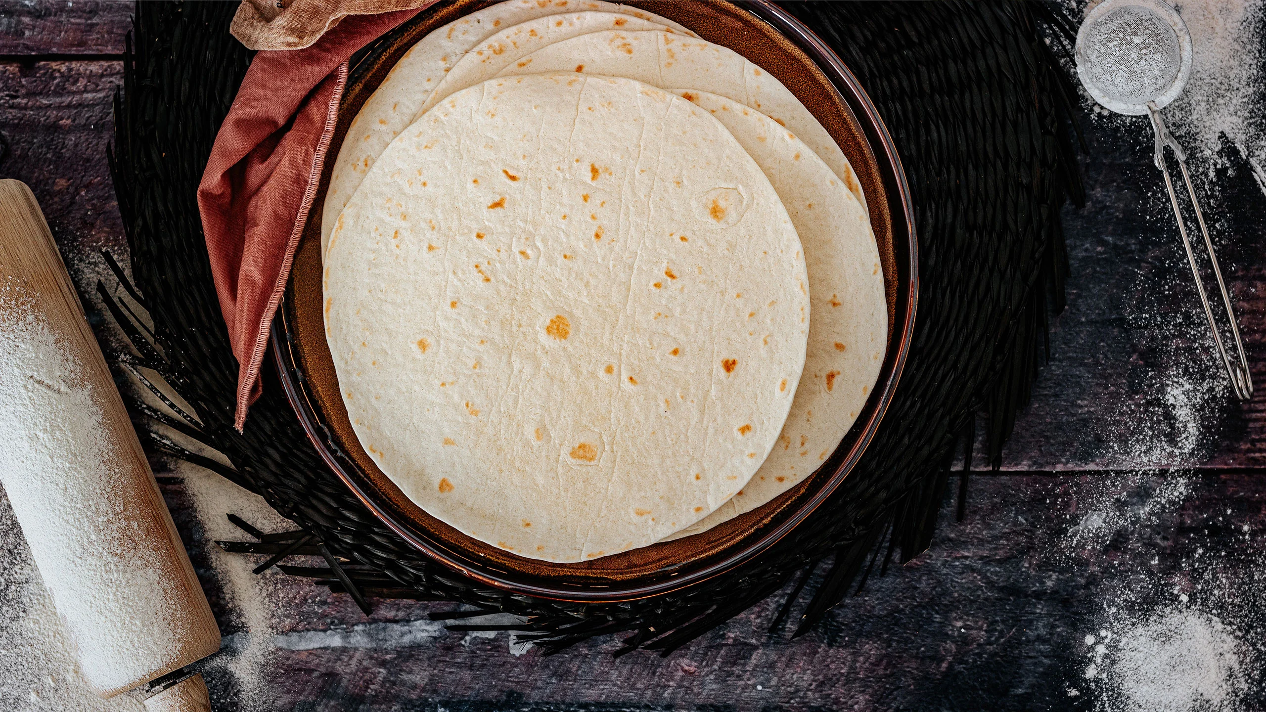 Tortillas de harina 100% caseras, aprende la receta
