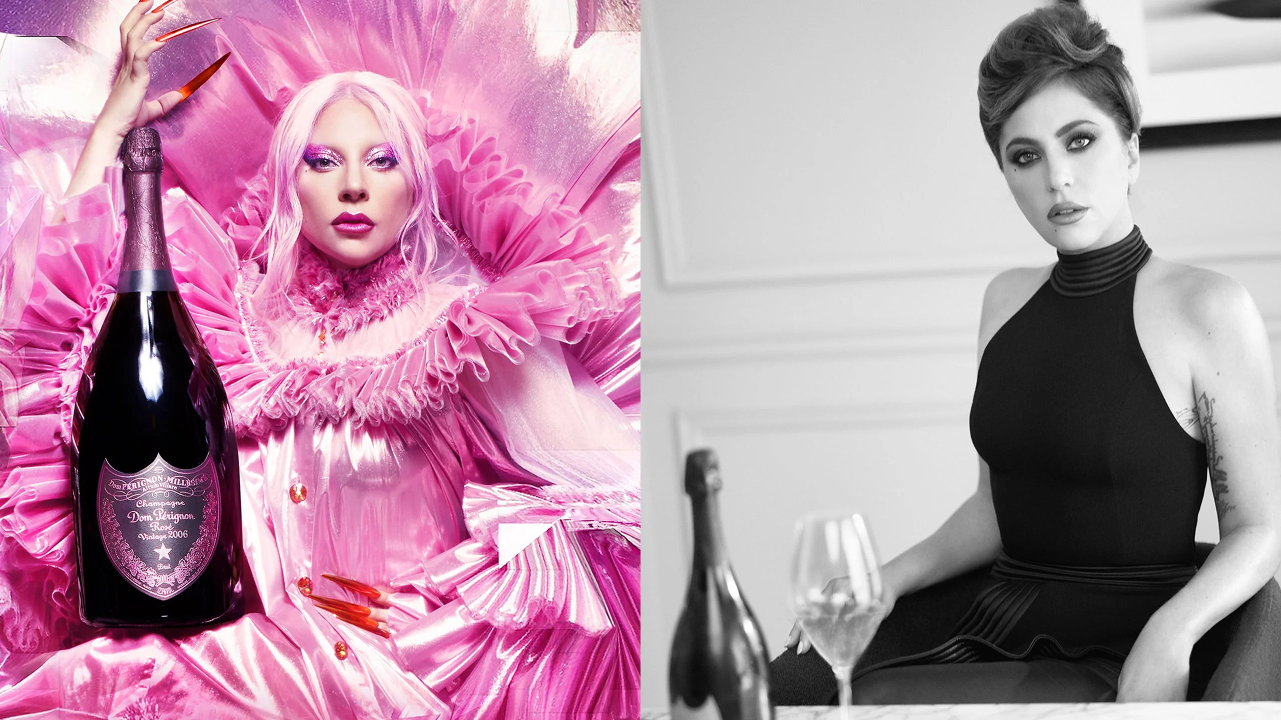 Dom Pérignon x Lady Gaga: fuerza creativa que inspira una edición limitada