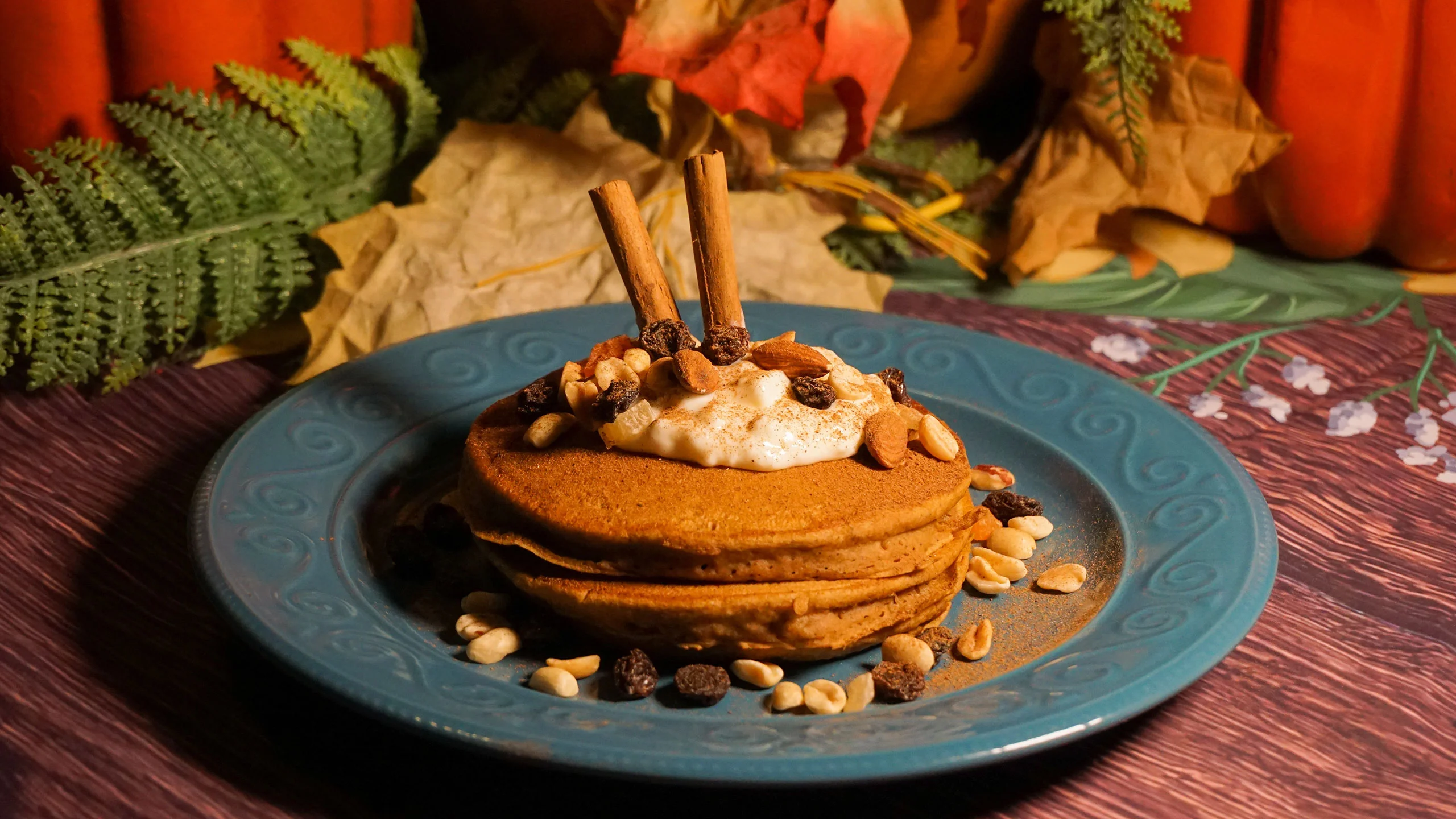 Aprende a hacer pumpkin pancakes para tu desayuno