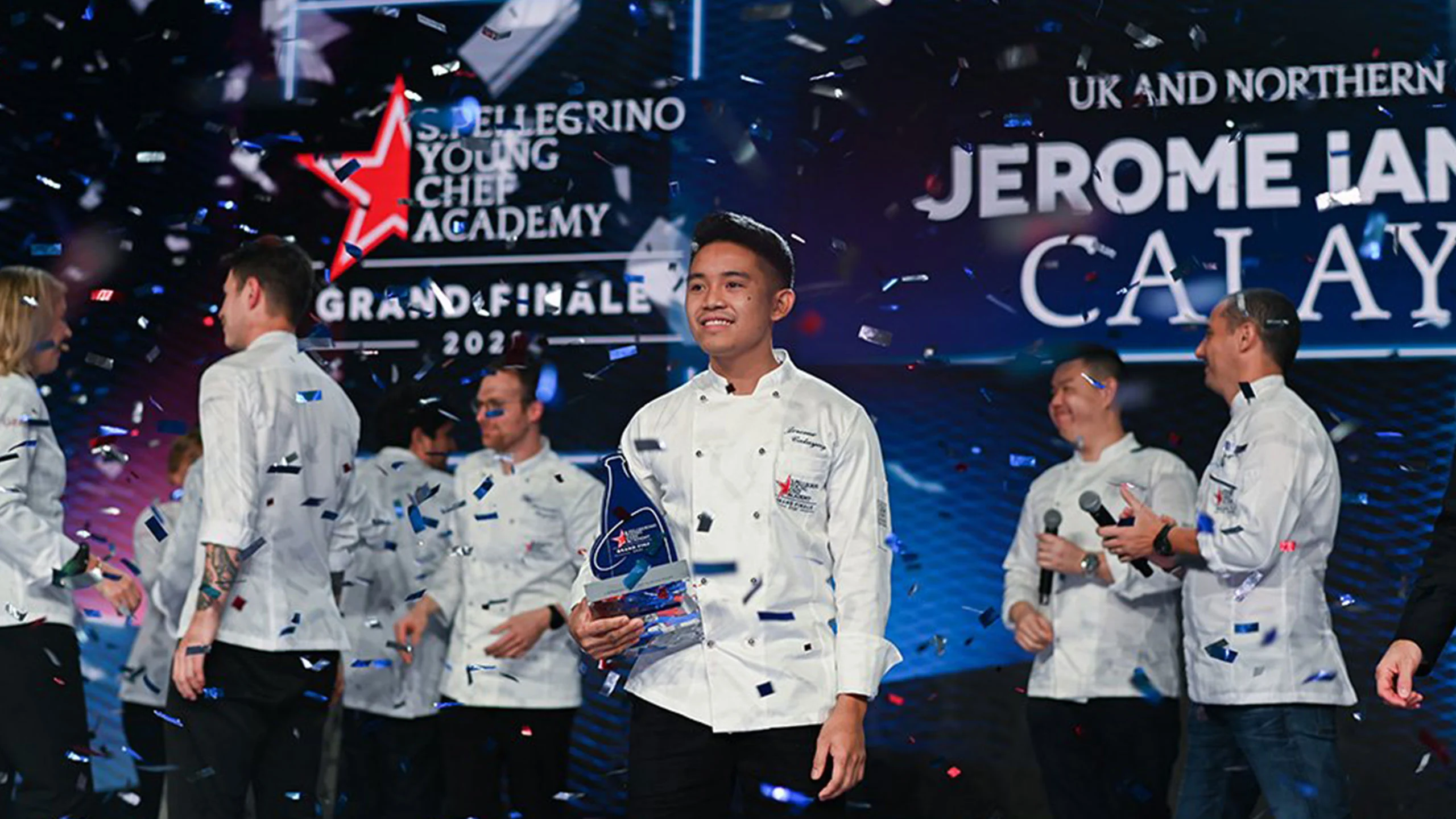 Él es Jerome Ianmark Calayag, ganador del S. Pellegrino Young Chef 2021