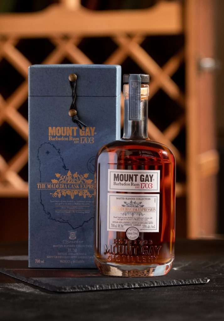 Mount-Gay-Photo-Mount-Gay-The-Madeira-Cask-Expression-Close-up-Bottle-_-Box-on-Table