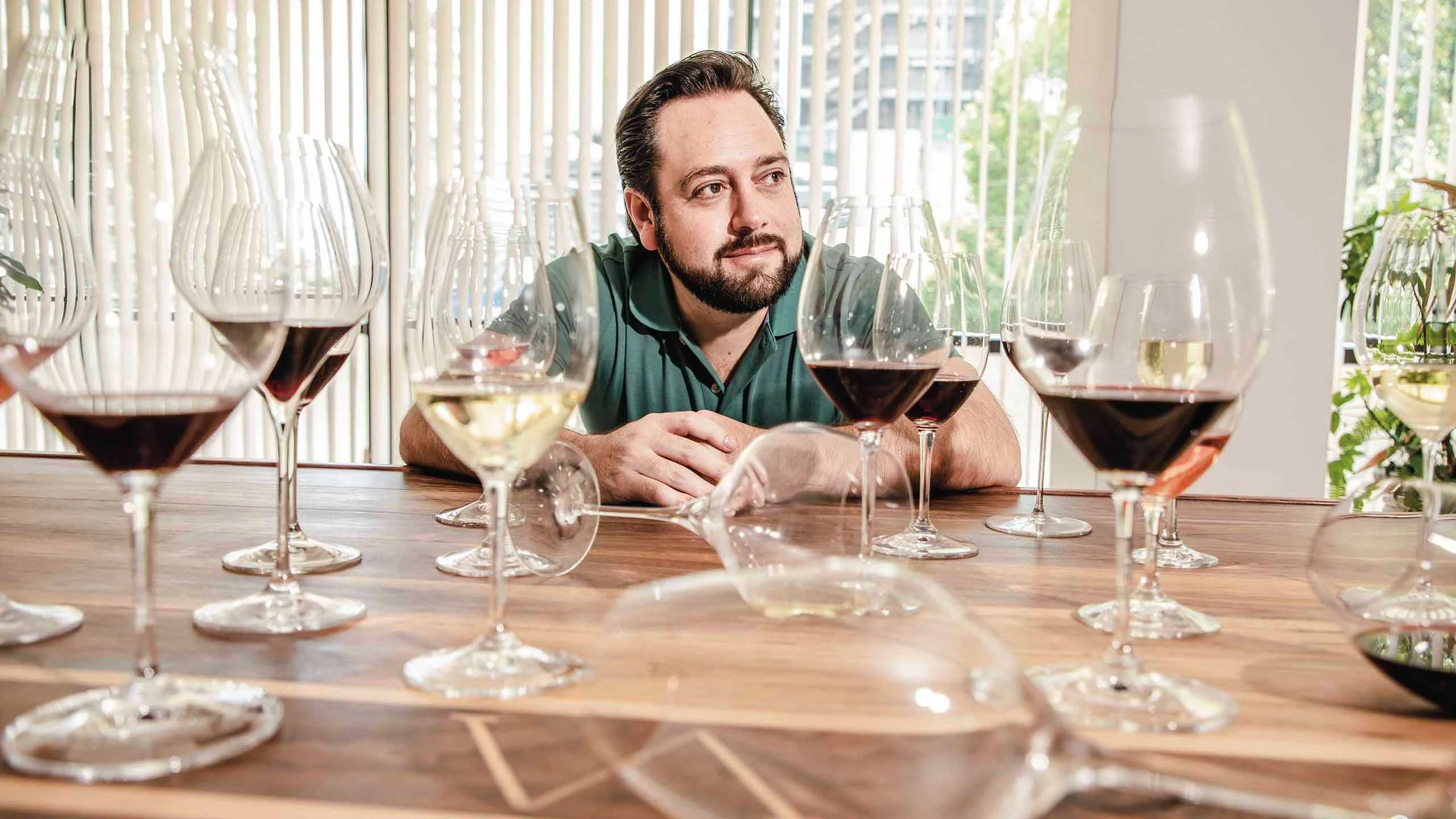 Andrés Amor y su selección de vino