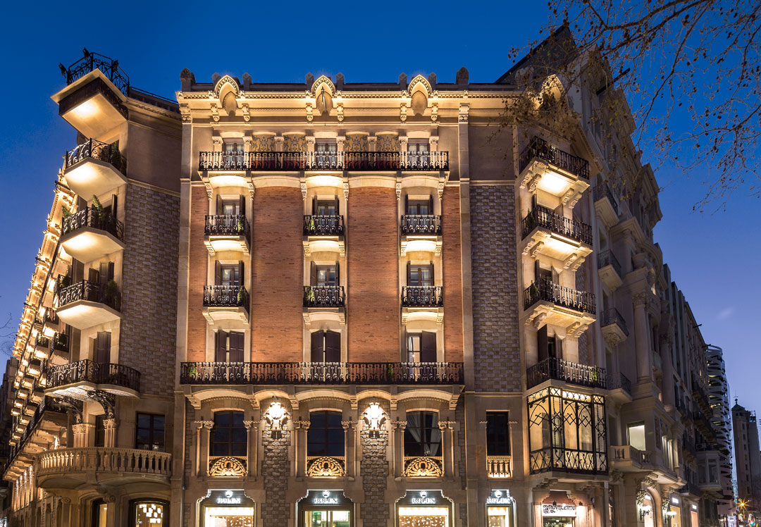 The Monument Hotel se ubica en Paseo de Gracia, la avenida más elegante y exclusiva de Barcelona