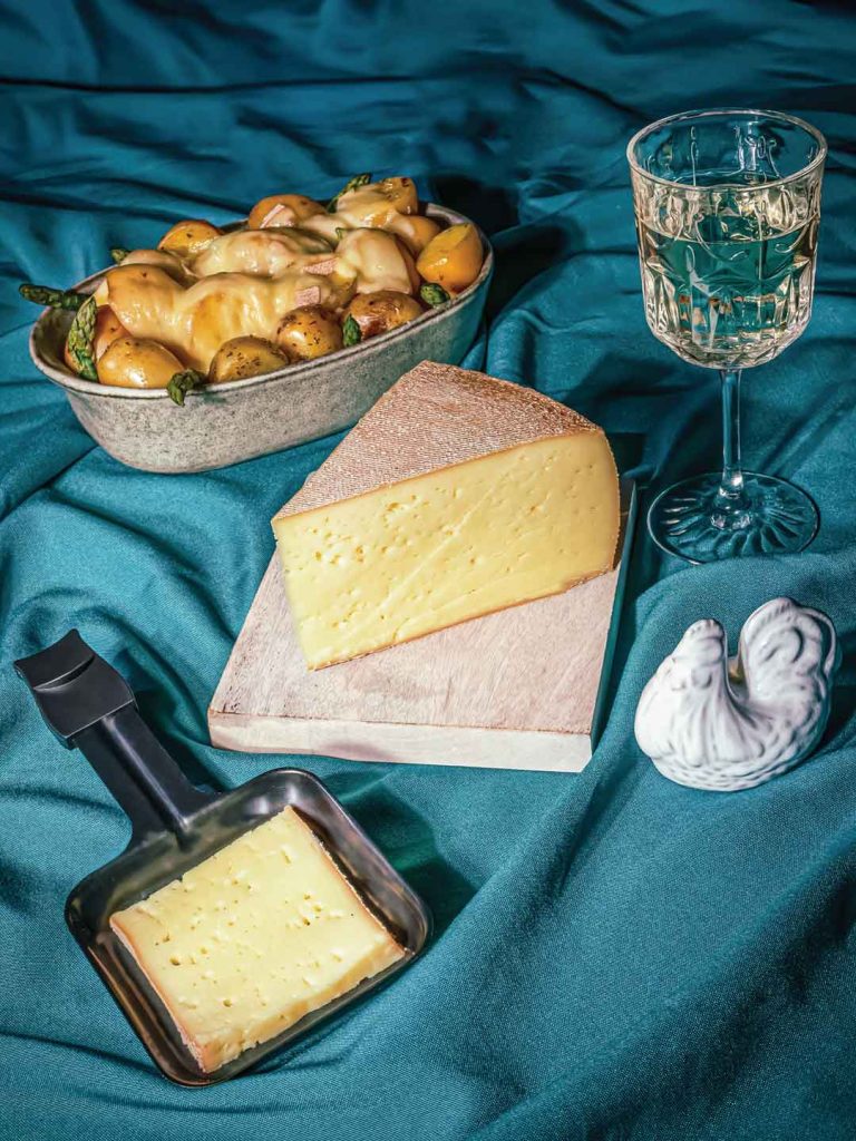 Queso Raclette, quesos de Francia, quesos franceses