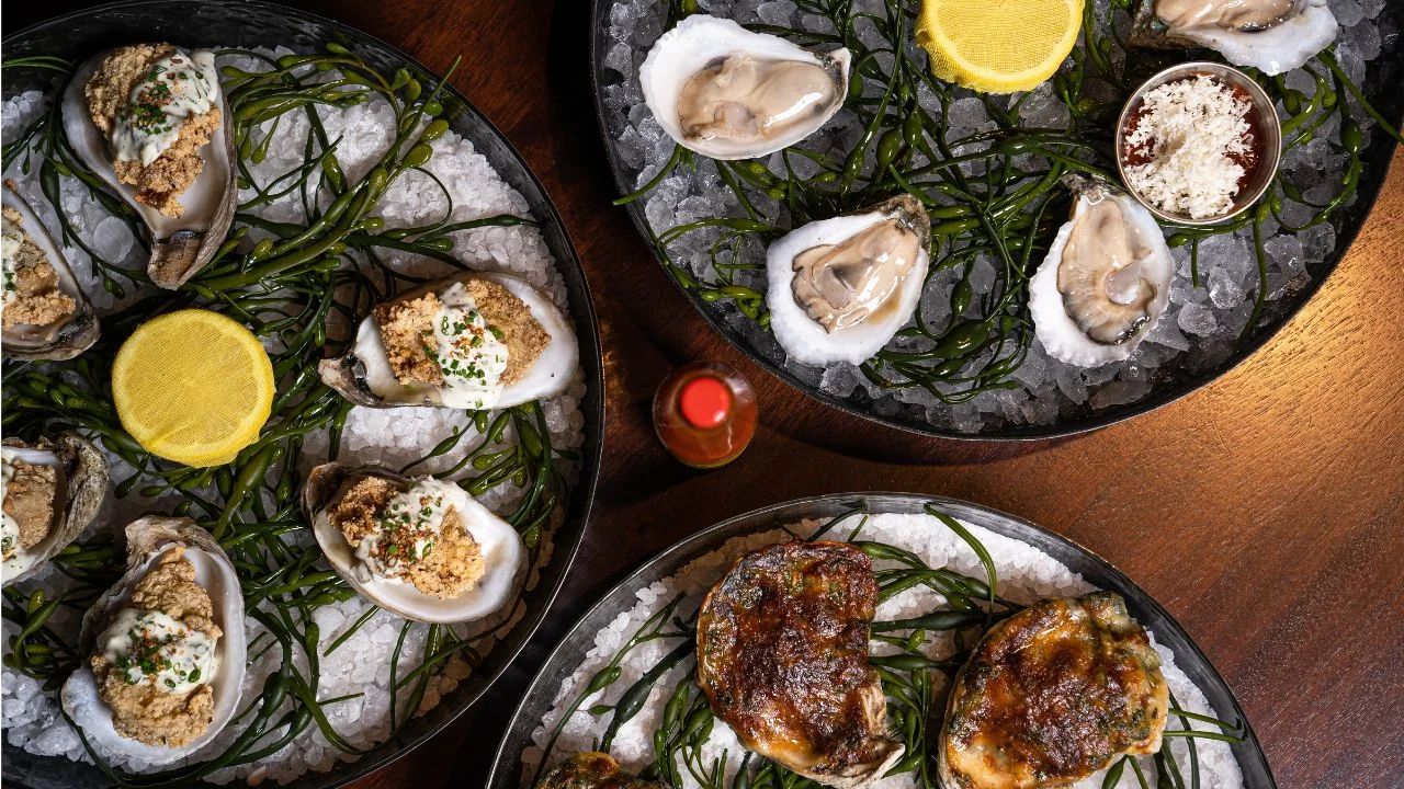 Oysters Everyway en el restaurante Bludorn